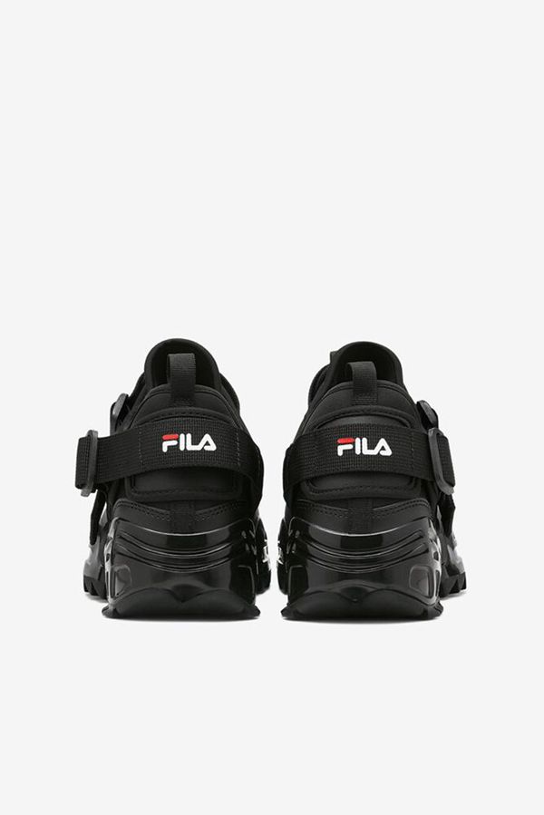 Fila Womens Trainers Shoe Online Shop Fila Unit Le Platform Black And Black And White